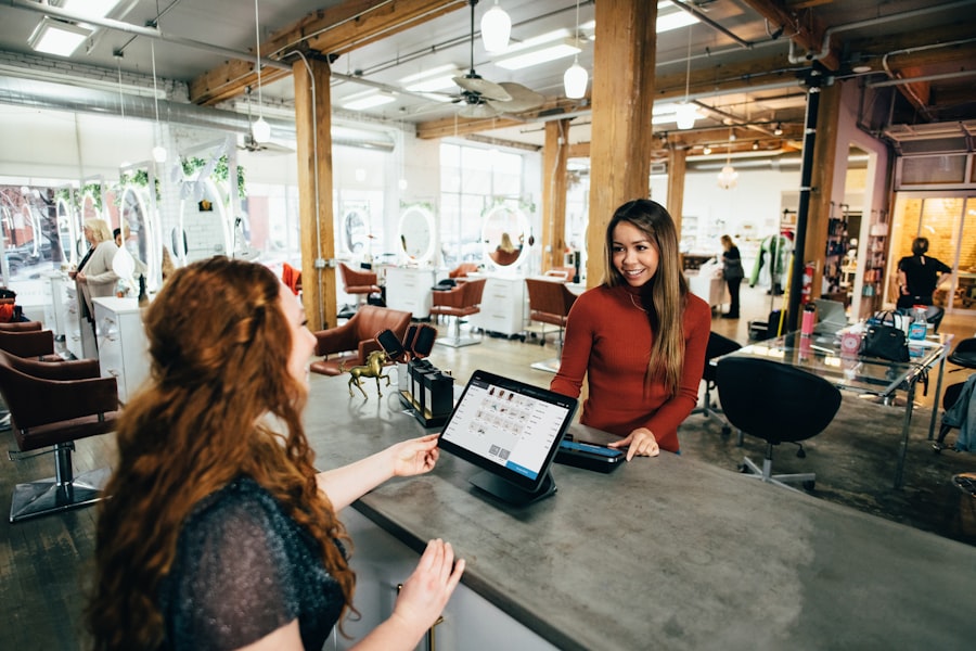 Modern POS Touchscreen Terminal